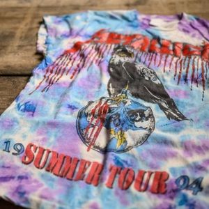 METALLICA SUMMER TOUR 1994 - LIGHTNING TIE DYE